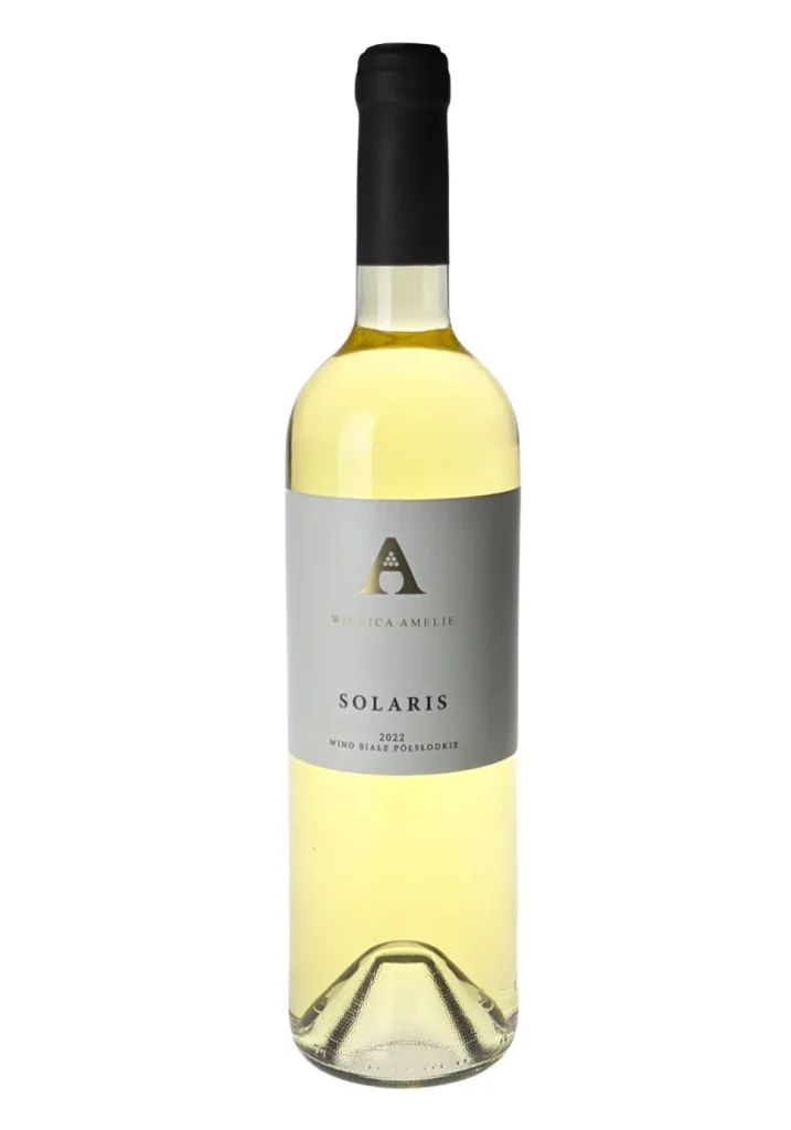 Solaris 2022 — wino białe półsłodkie, Winnica Amelie