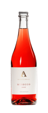 Musecco Rose - wino musujące różowe półwytrawne | Winnica Amelie