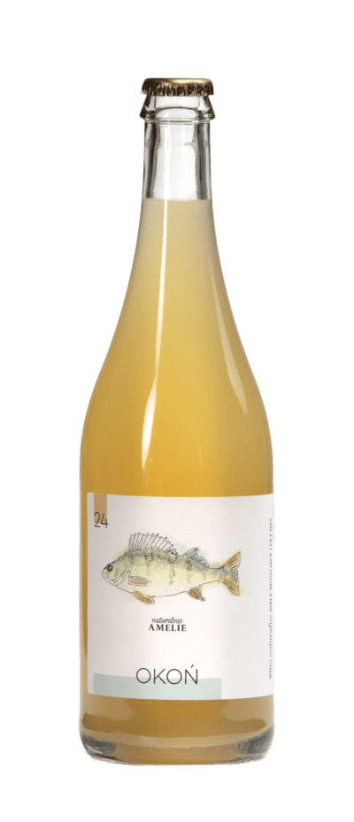 Okoń — wino musujące Pet-Nat, Winnica Amelie