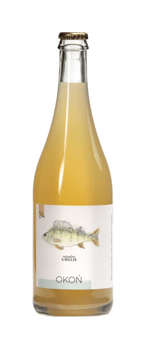 Okoń — wino musujące Pet-Nat, Winnica Amelie