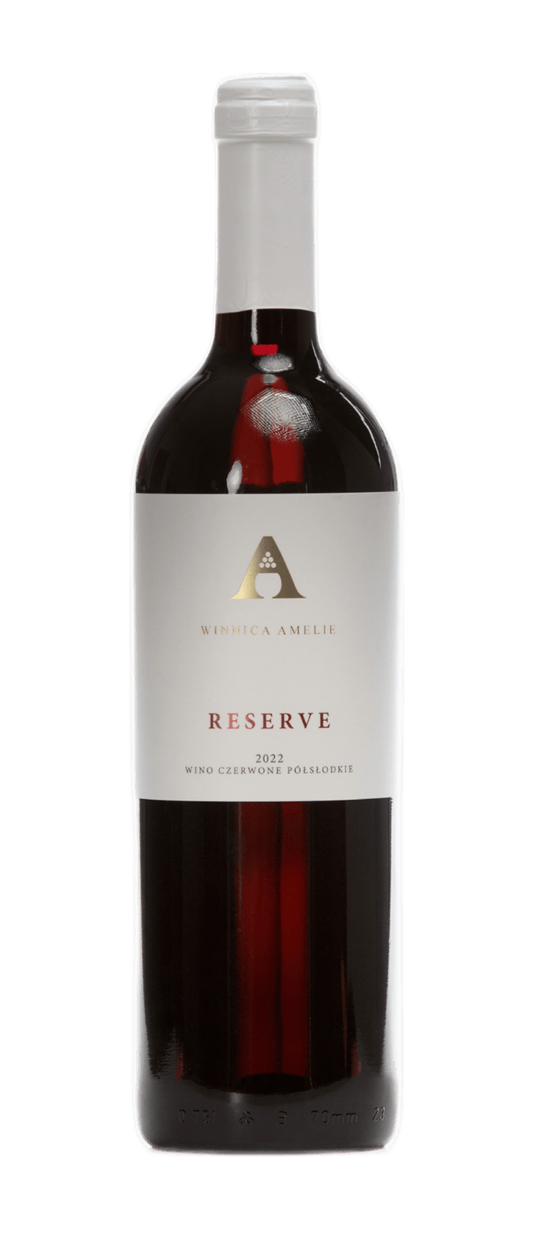 Wino czerwone półsłodkie Reserve 2022 — Winnica Amelie