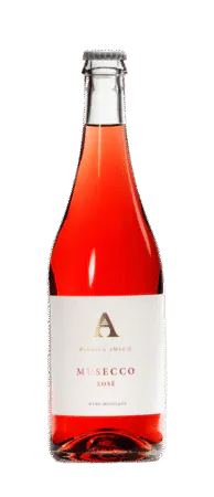 Musecco Rose - wino musujące różowe półwytrawne | Winnica Amelie